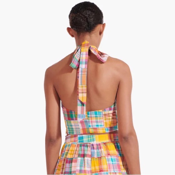 Staud Kai Patchwork Halter Top - Picture 3 of 7